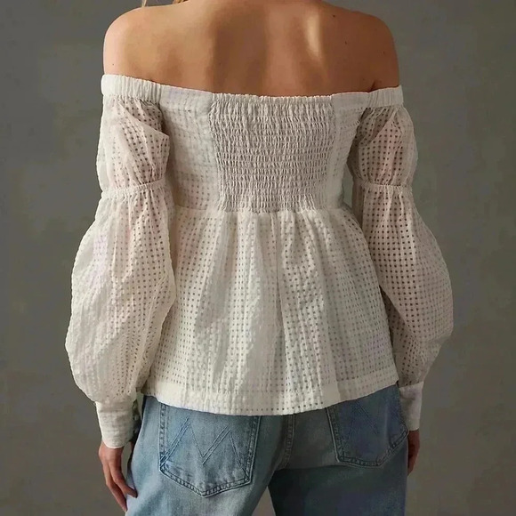NWT Maeve Off-The-Shoulder Blouse XS - Picture 3 of 10